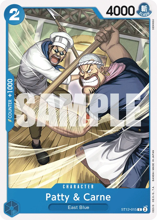 Patty & Carne ST12-015 – One Piece Card Game Character