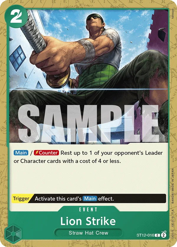 Lion Strike ST12-016 – One Piece Card Game Event