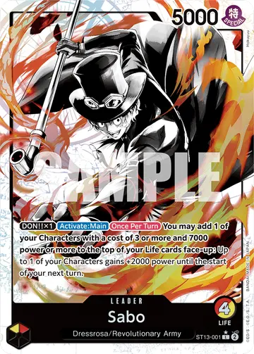 Sabo ST13-001 (Alternate art)