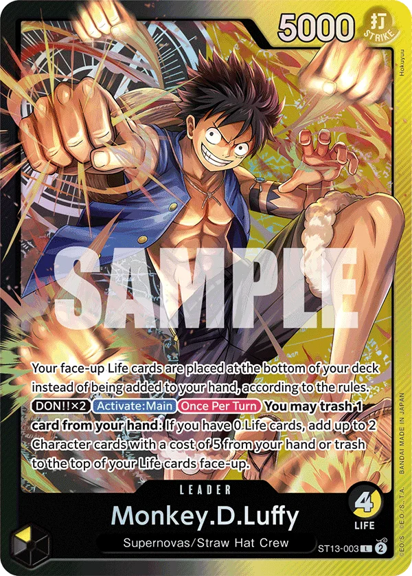 Monkey.D.Luffy ST13-003 – One Piece Card Game Leader
