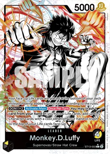 Monkey.D.Luffy ST13-003 (Alternate art)