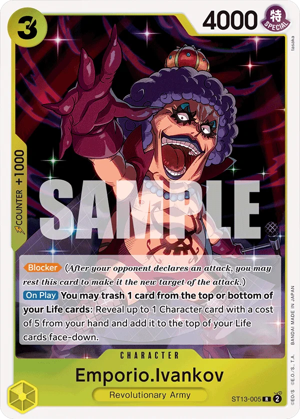 Emporio.Ivankov ST13-005 – One Piece Card Game Character