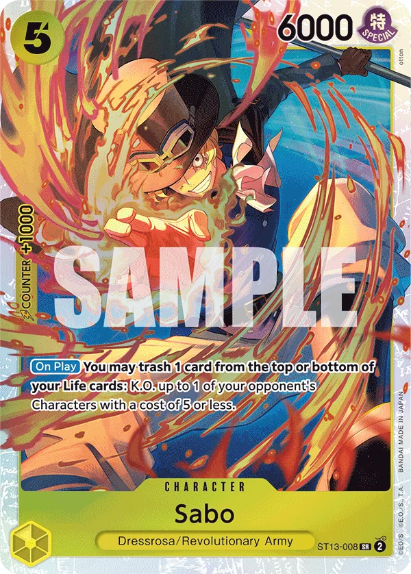 Sabo ST13-008 – One Piece Card Game Character