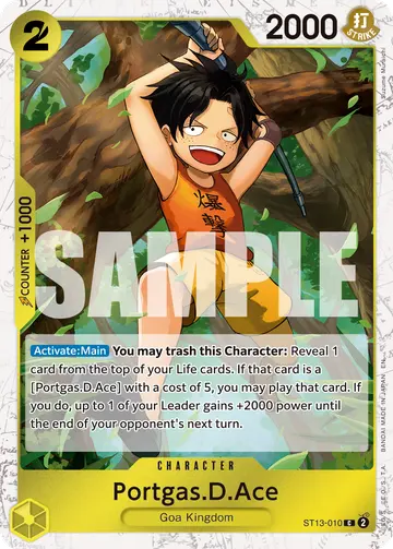 Portgas.D.Ace ST13-010 (Alternate art)
