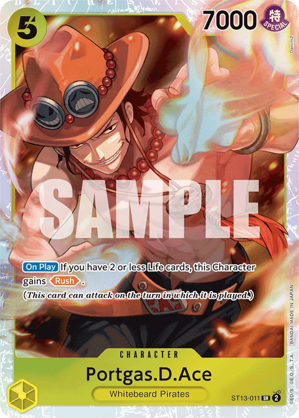 Portgas.D.Ace ST13-011 – One Piece Card Game Character