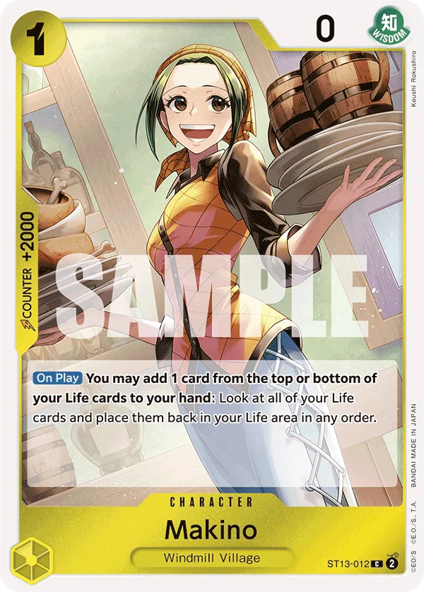 Makino ST13-012 – One Piece Card Game Character