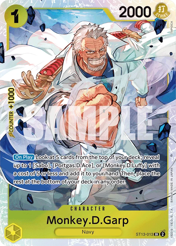 Monkey.D.Garp ST13-013 – One Piece Card Game Character