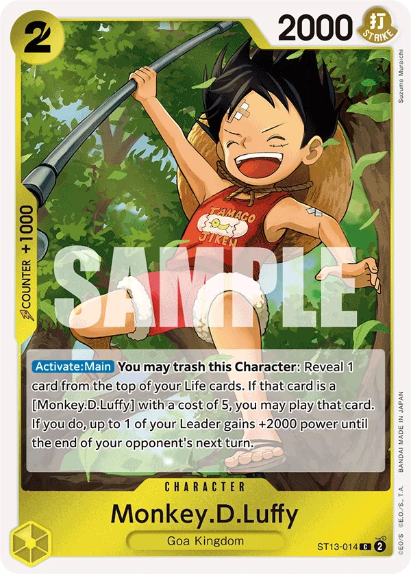 Monkey.D.Luffy ST13-014 – One Piece Card Game Character
