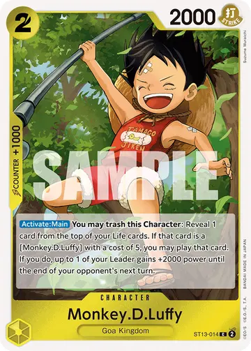 Monkey.D.Luffy ST13-014