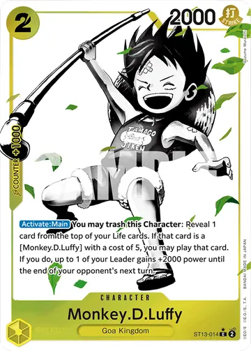 Monkey.D.Luffy ST13-014 (Alternate art)