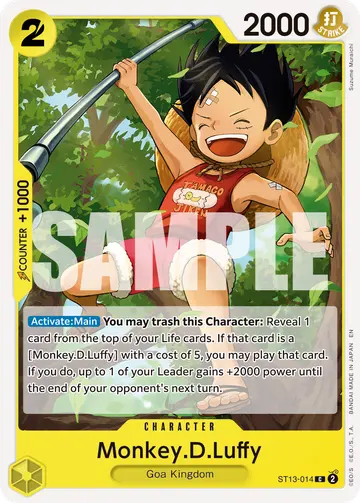 Monkey.D.Luffy ST13-014 (Reprint)