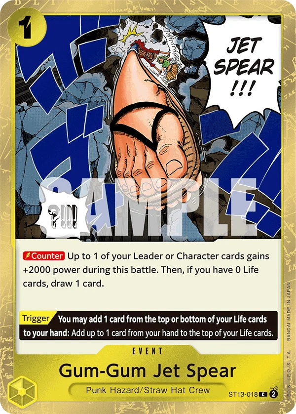 Gum-Gum Jet Spear ST13-018 – One Piece Card Game Event