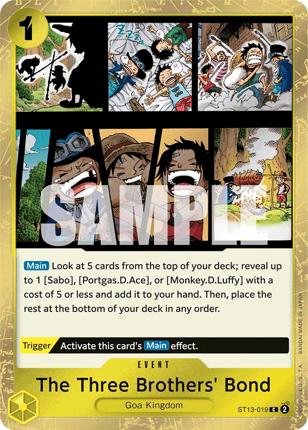 The Three Brothers' Bond ST13-019 – One Piece Card Game Event