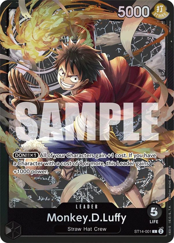 Monkey.D.Luffy ST14-001 – One Piece Card Game Leader
