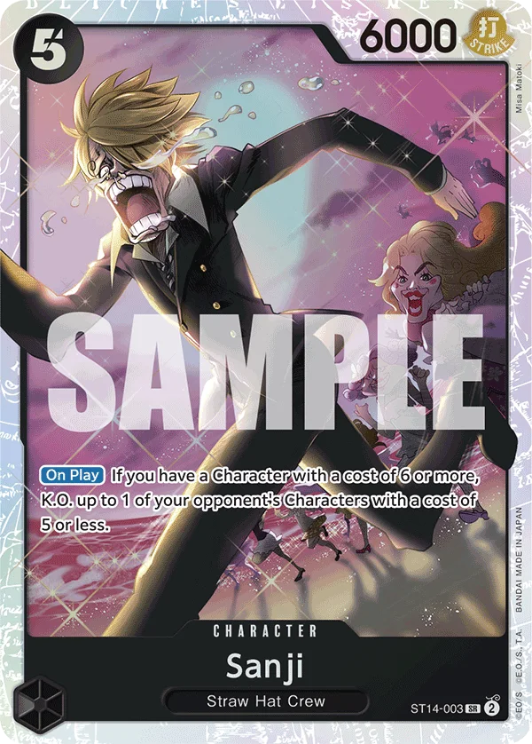 Sanji ST14-003 – One Piece Card Game Character