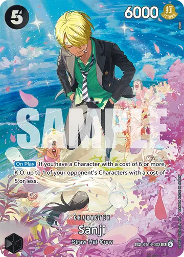 Sanji ST14-003 (Alternate art)