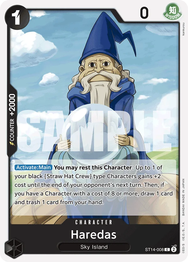 Haredas ST14-008 – One Piece Card Game Character