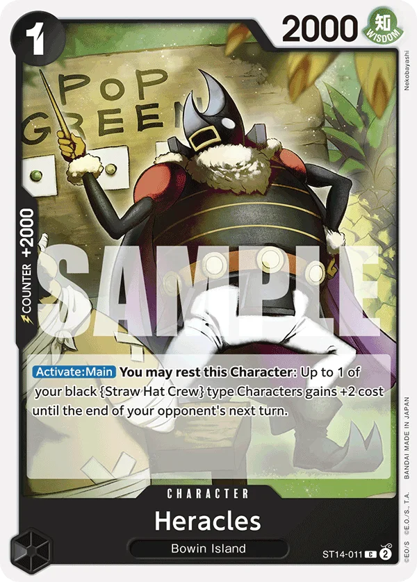Heracles ST14-011 – One Piece Card Game Character