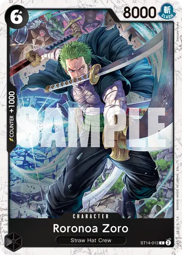Roronoa Zoro ST14-013 (Alternate art)