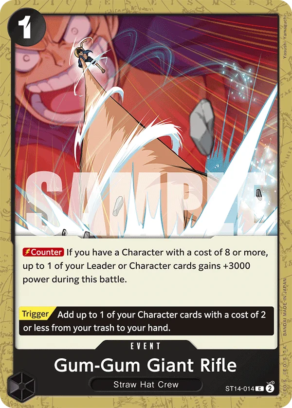 Gum-Gum Giant Rifle ST14-014 – One Piece Card Game Event