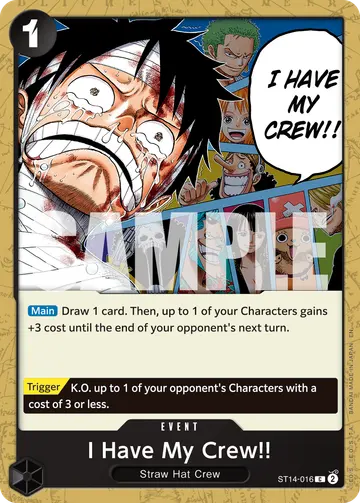I Have My Crew!! ST14-016 (Reprint)