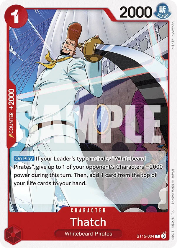 Thatch ST15-004 – One Piece Card Game Character