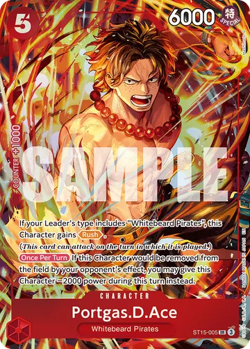 Portgas.D.Ace ST15-005 (Alternate art)