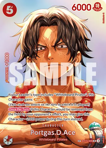 Portgas.D.Ace ST15-005 (Alternate art)