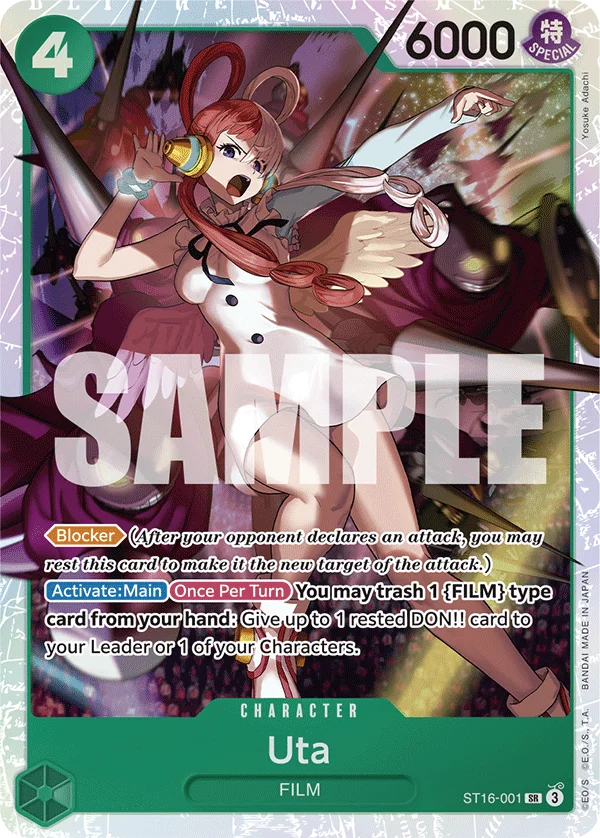 Uta ST16-001 – One Piece Card Game Character
