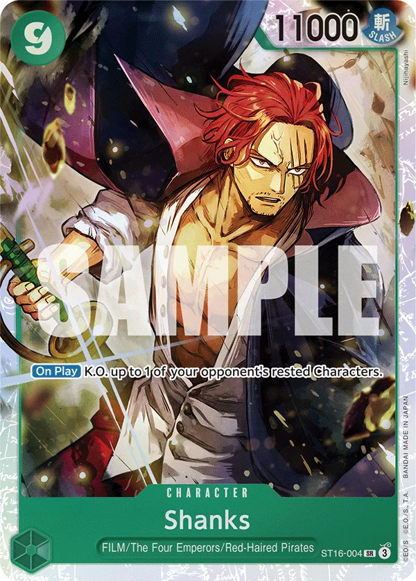 Shanks ST16-004 – One Piece Card Game Character