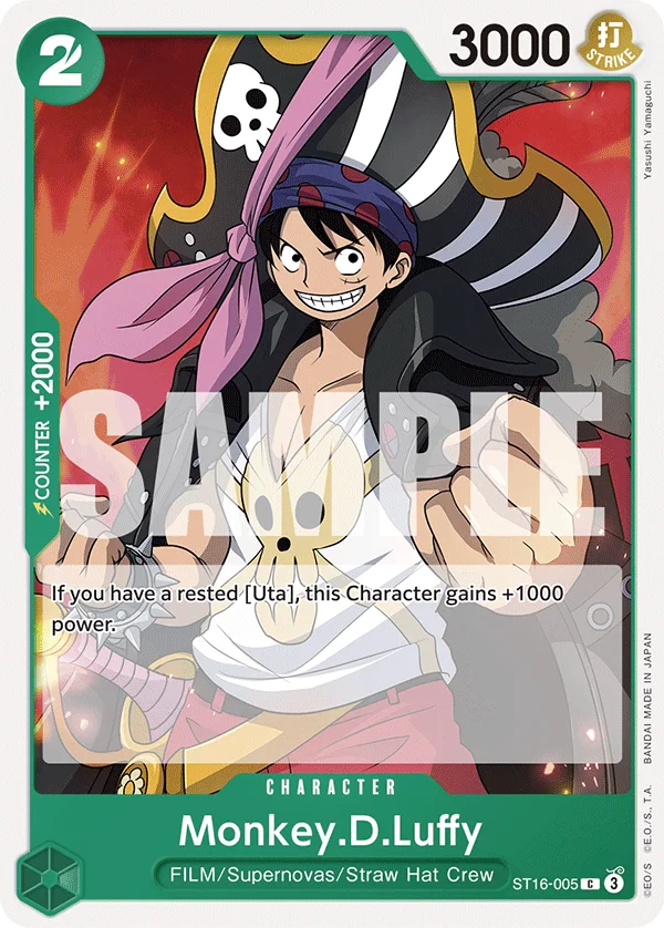 Monkey.D.Luffy ST16-005 – One Piece Card Game Character
