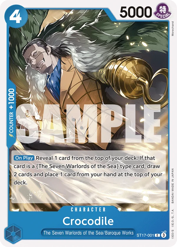 Crocodile ST17-001 – One Piece Card Game Character
