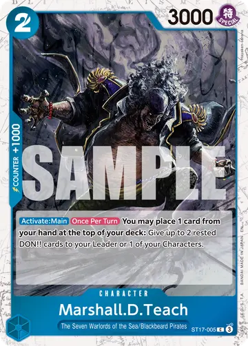 Marshall.D.Teach ST17-005 (Alternate art)