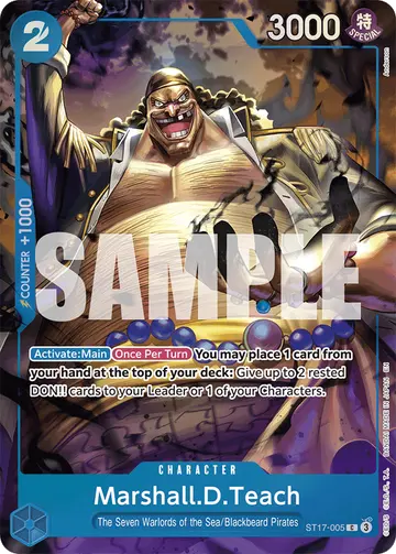 Marshall.D.Teach ST17-005 (Alternate art)