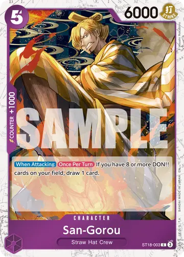 San-Gorou ST18-003 (Alternate art)