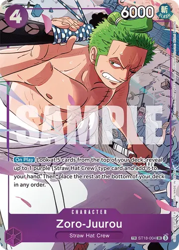 Zoro-Juurou ST18-004 (Alternate art)