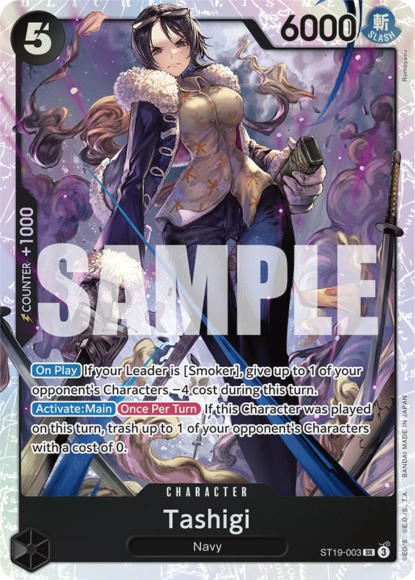 Tashigi ST19-003 – One Piece Card Game Character