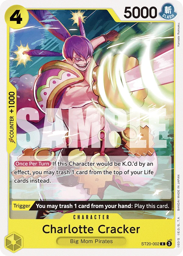 Charlotte Cracker ST20-002 – One Piece Card Game Character