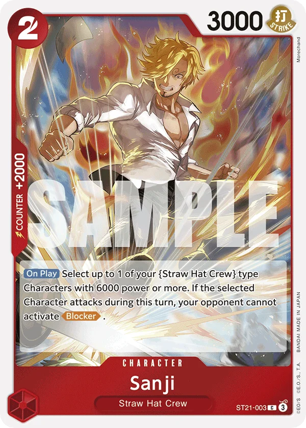 Sanji ST21-003 – One Piece Card Game Character