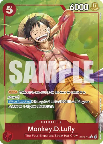 Monkey.D.Luffy ST21-014 (Alternate art)