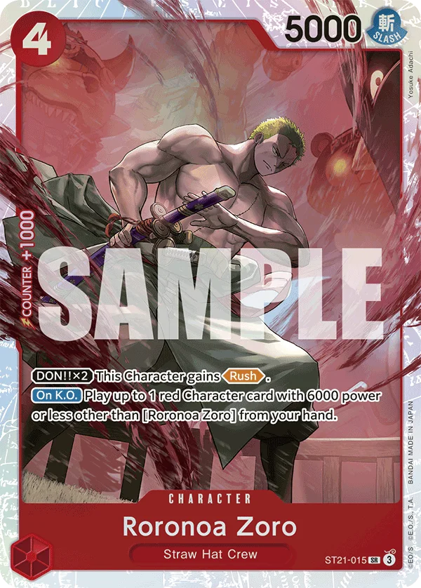Roronoa Zoro ST21-015 – One Piece Card Game Character