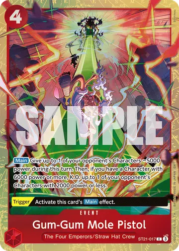 Gum-Gum Mole Pistol ST21-017 (Alternate art)