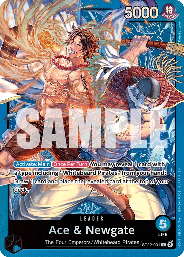 Ace & Newgate ST22-001 – One Piece Card Game Leader