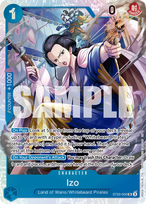 Izo ST22-002 – One Piece Card Game Character