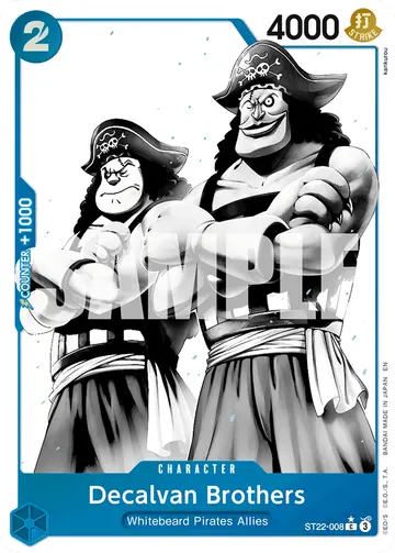 Decalvan Brothers ST22-008 (Alternate art)