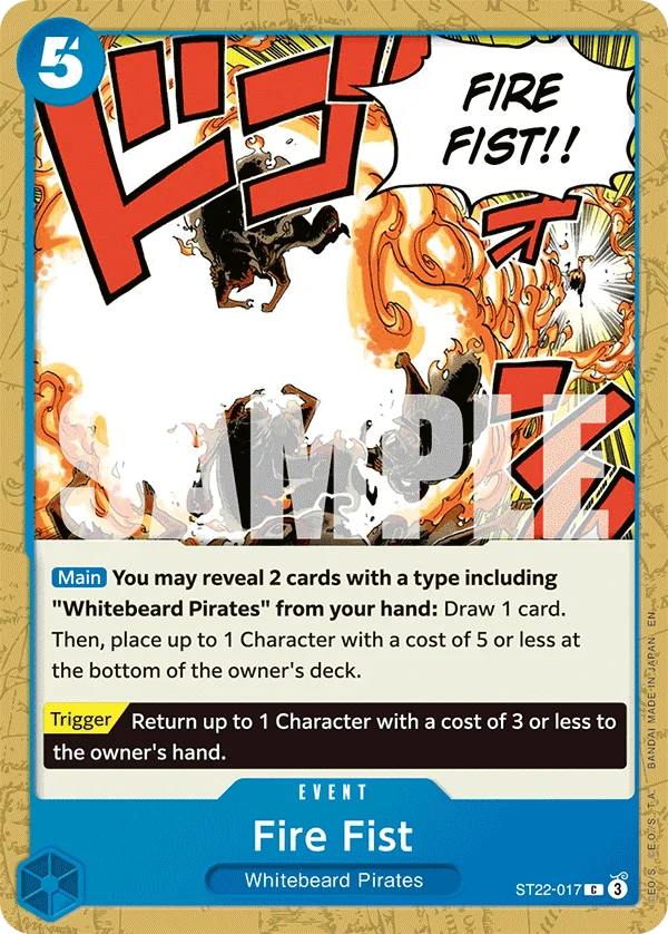 Fire Fist ST22-017 – One Piece Card Game Event