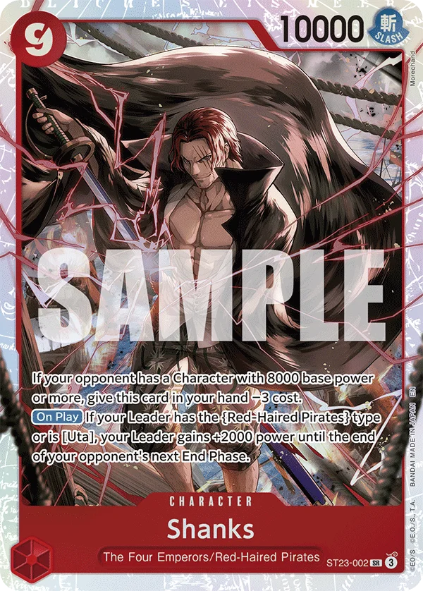 Shanks ST23-002 – One Piece Card Game Character