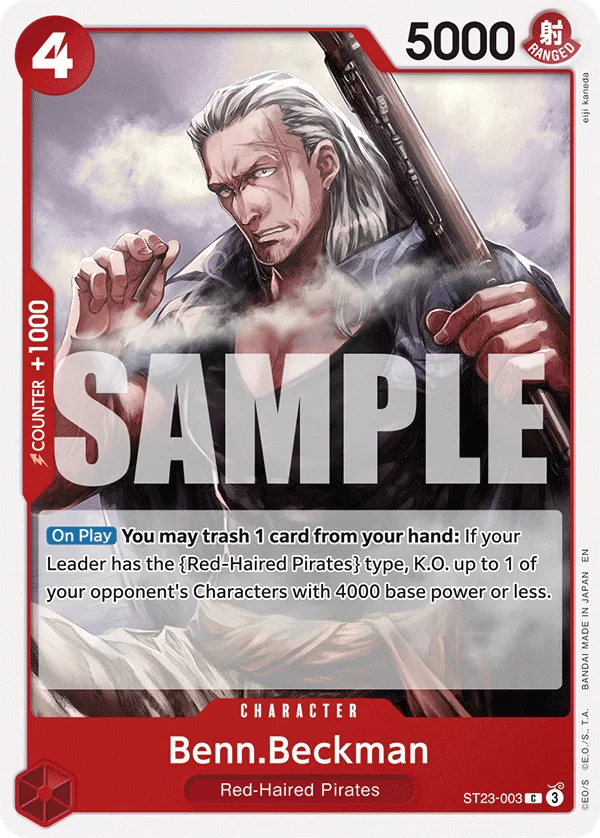 Benn.Beckman ST23-003 – One Piece Card Game Character