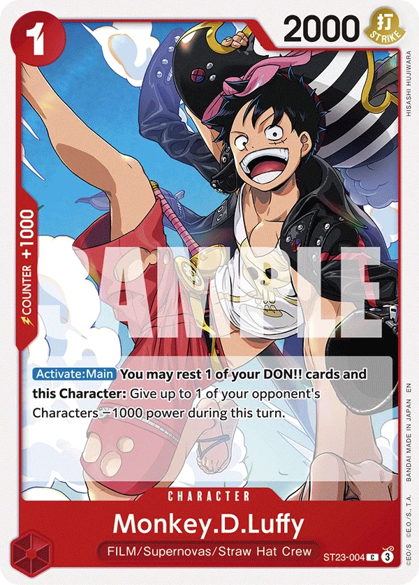 Monkey.D.Luffy ST23-004 – One Piece Card Game Character
