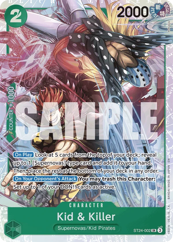 Kid & Killer ST24-002 – One Piece Card Game Character